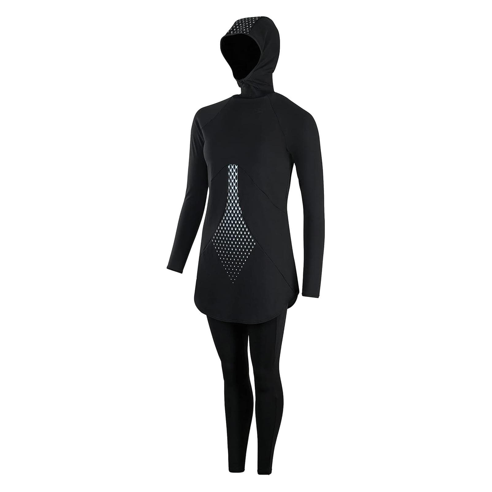 Speedo, Femmes, Maillot de bain, HydroPro Modest Swimsuit, Noir, (40)