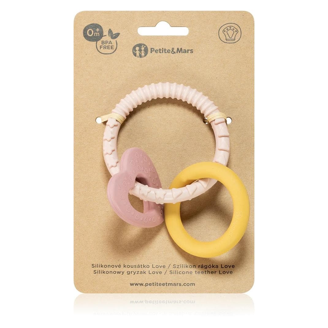 Petite&Mars, Anneau de dentition, Anneau de Dentition en Silicone (0 Mois)