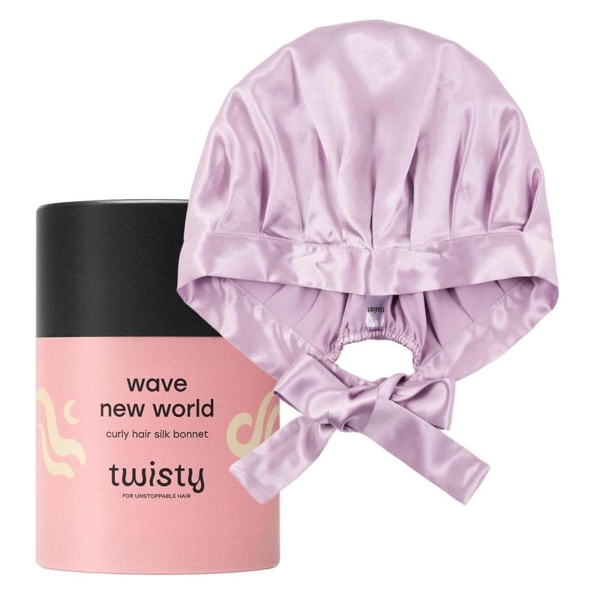 Twisty, Barrette + pince à cheveux, Wave New World jedwabny czepek do włosów kręconych Multi (1 pcs)