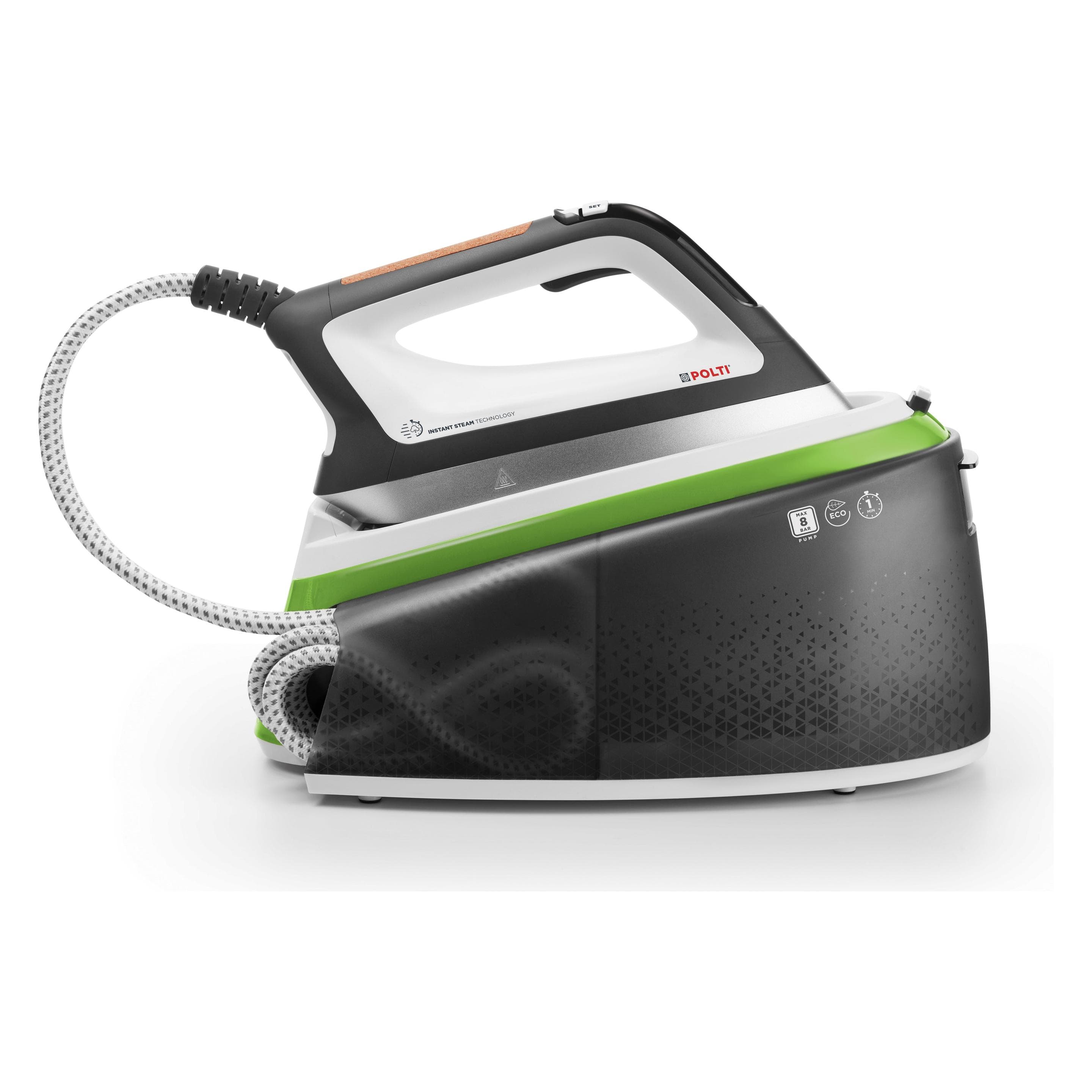 Polti Vaporella Instant VI50.20 2400 W 2 L Vert, Blanc, Fer à repasser, Blanc, Multicolore, Gris, Vert
