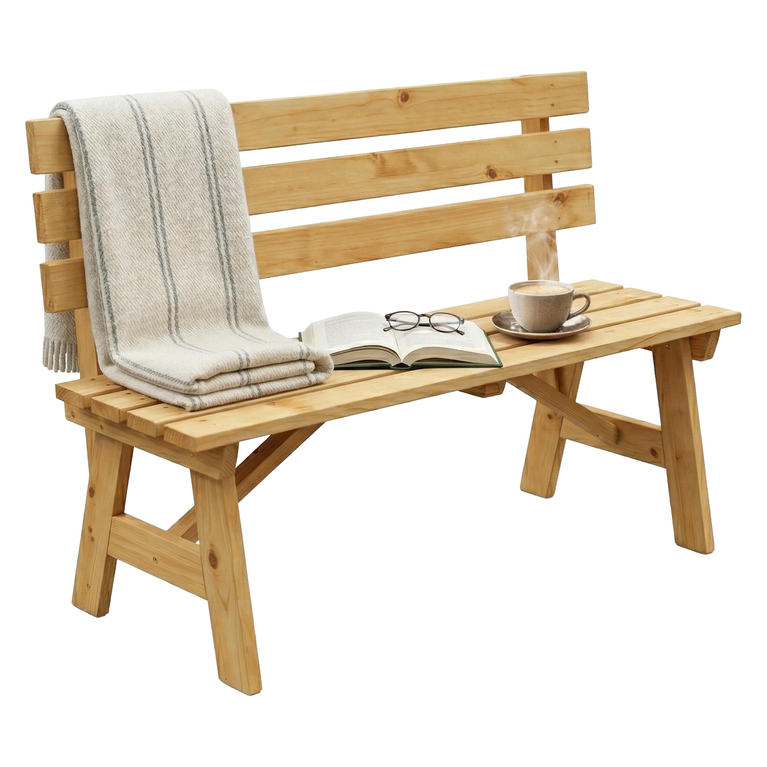 Relaxdays, Banc de jardin, Banc jardin