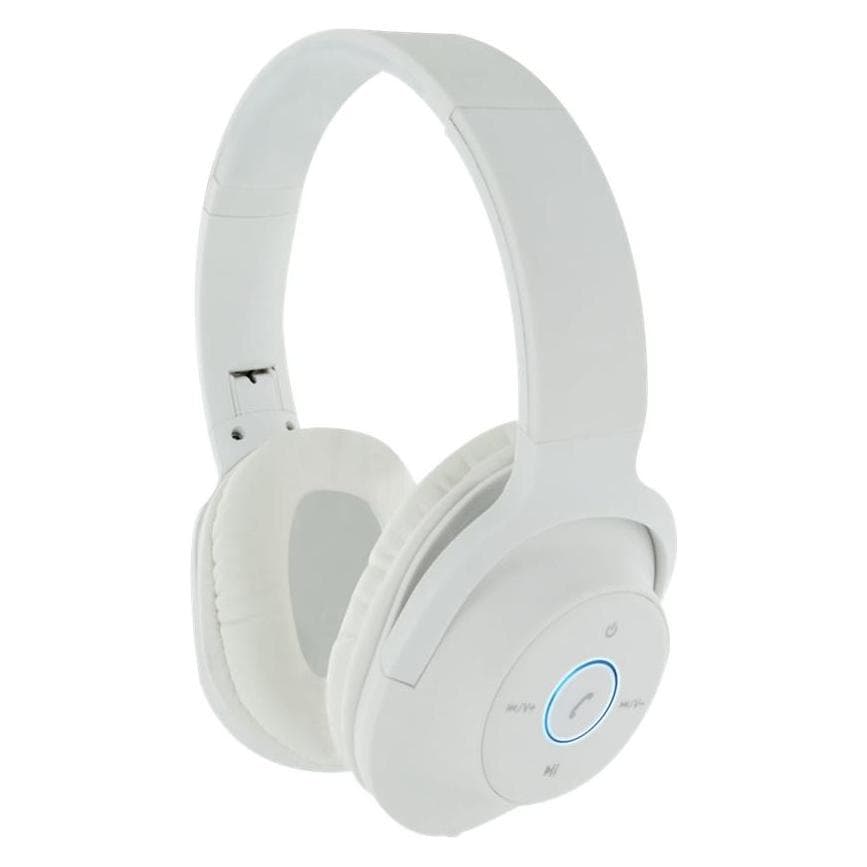 Schwaiger Casque supra-auriculaire Bluetooth avec microphone et télécommande "Headset Gaming (Filaire, Sans fil), Casque gaming, Blanc