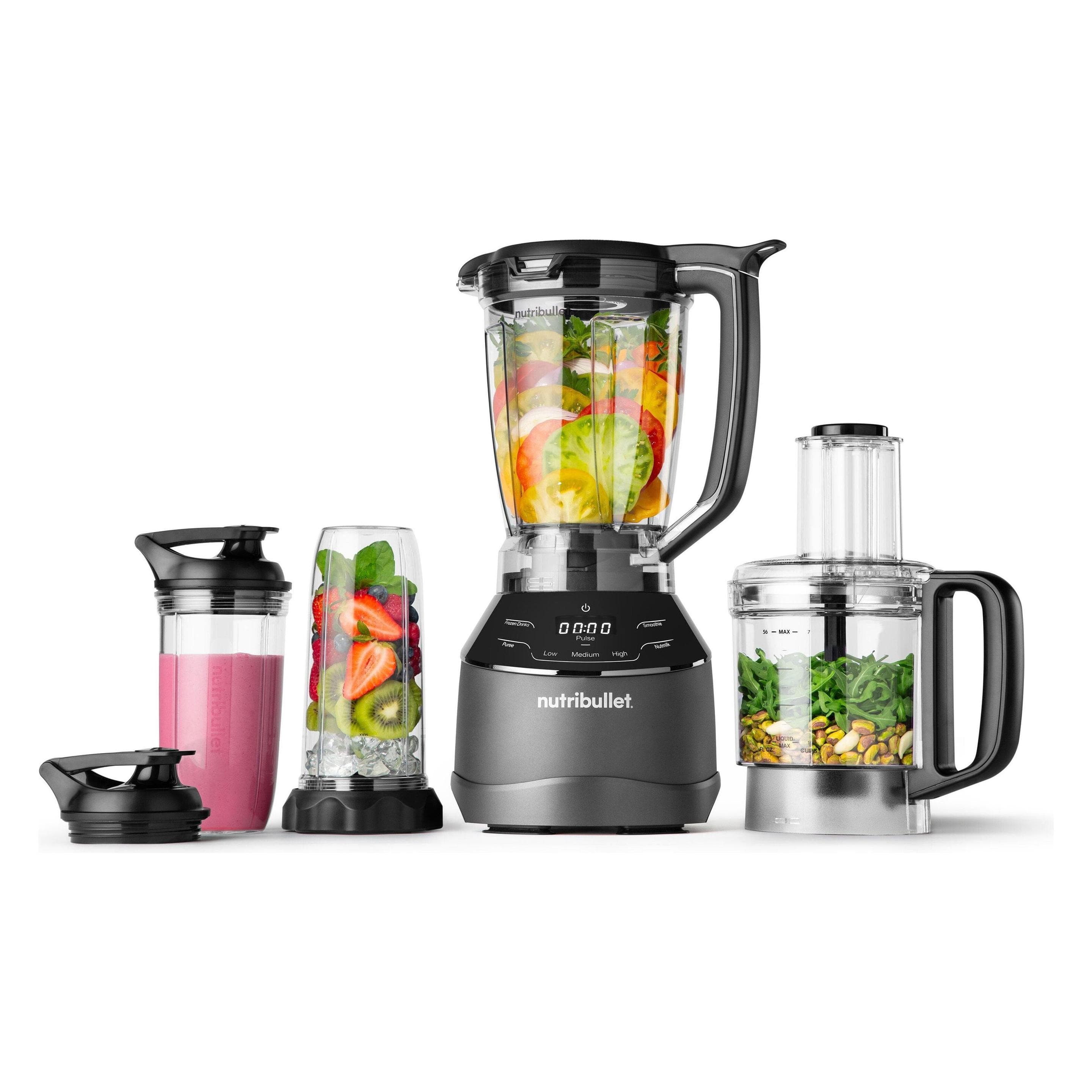 NutriBullet Système de triple préparation, Blender, Noir