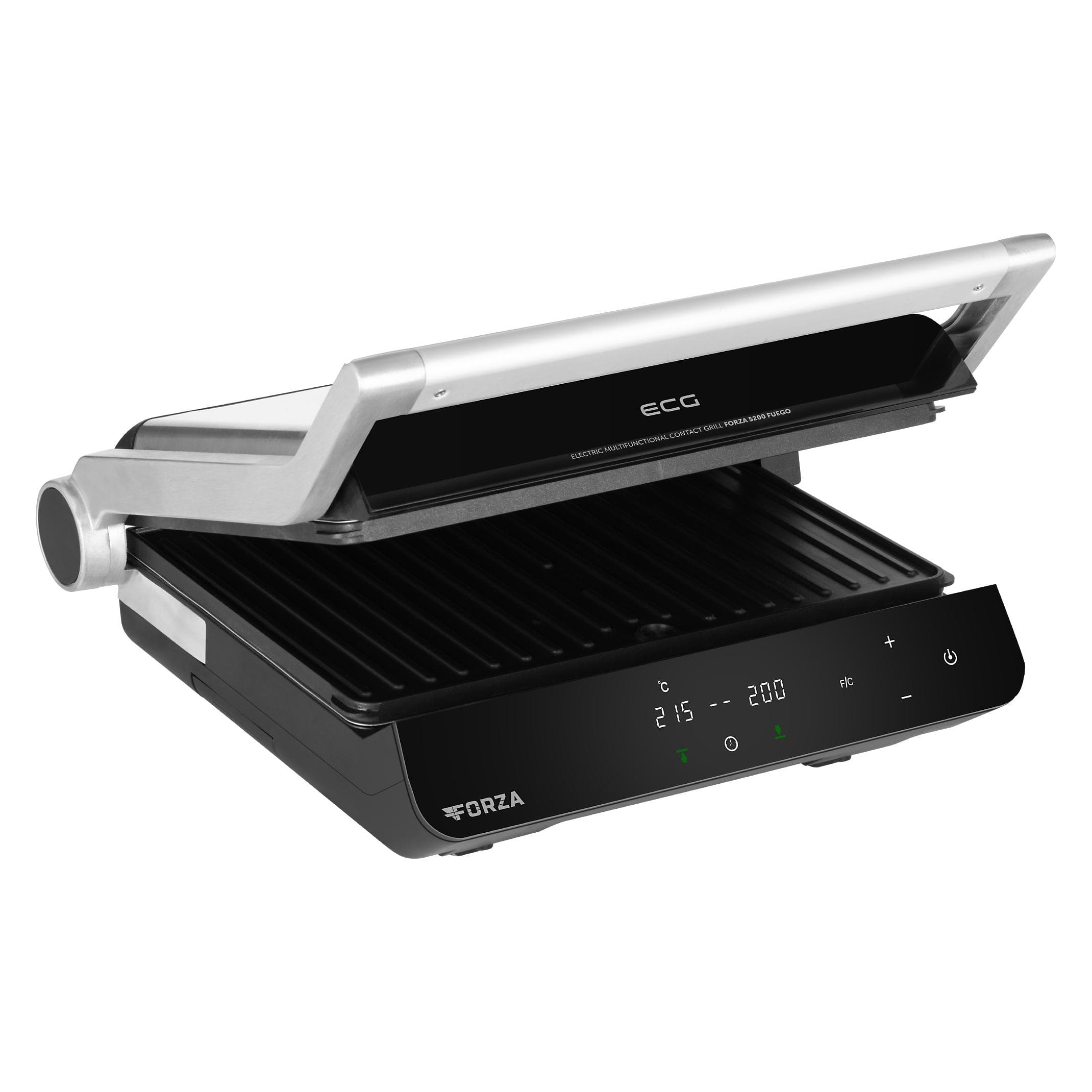 ECG ND FORZA 5200 Reversible set, Ustensile de cuisine : accessoires, Noir, Argent