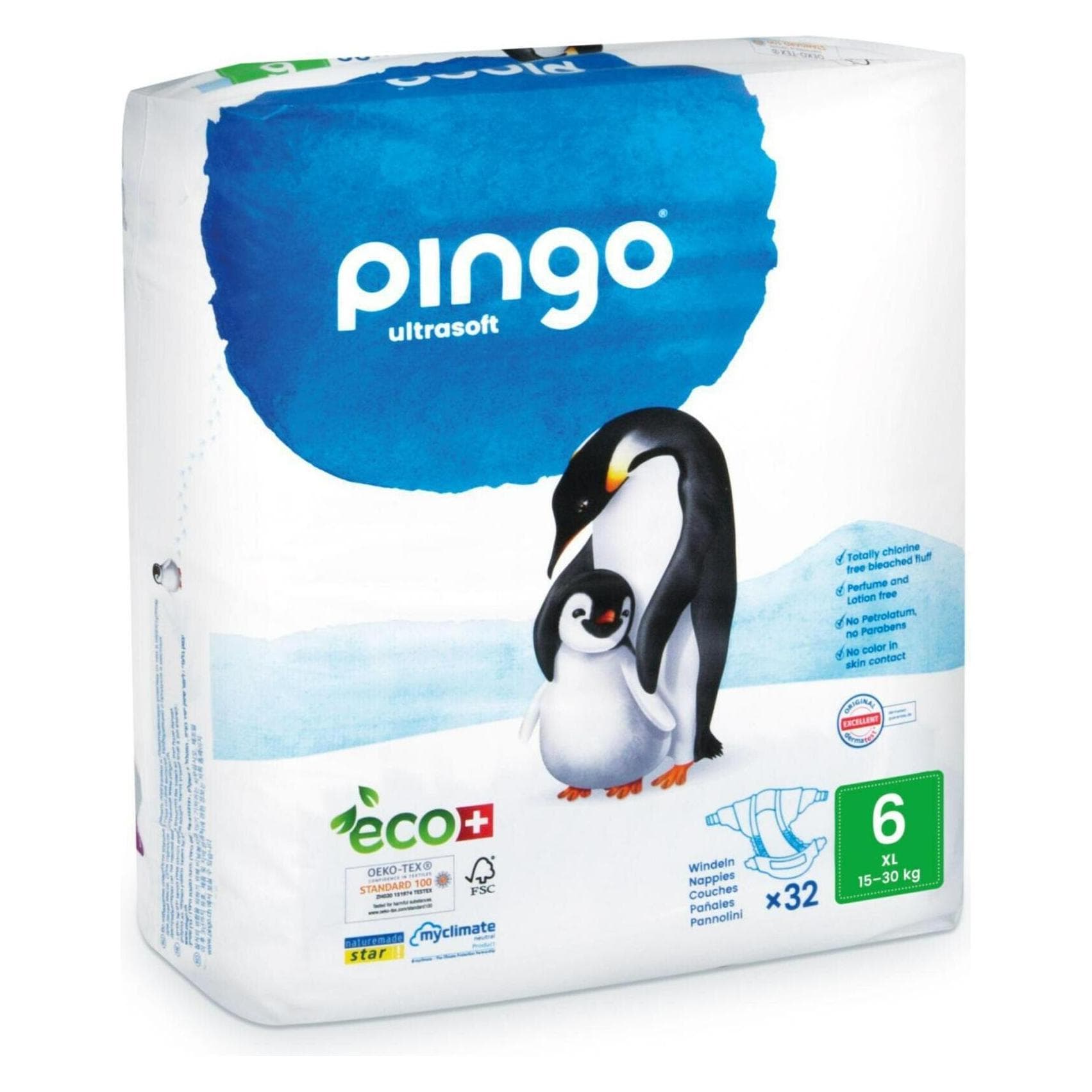Pingo Eco (Taille 6, Pack, 32 pcs)