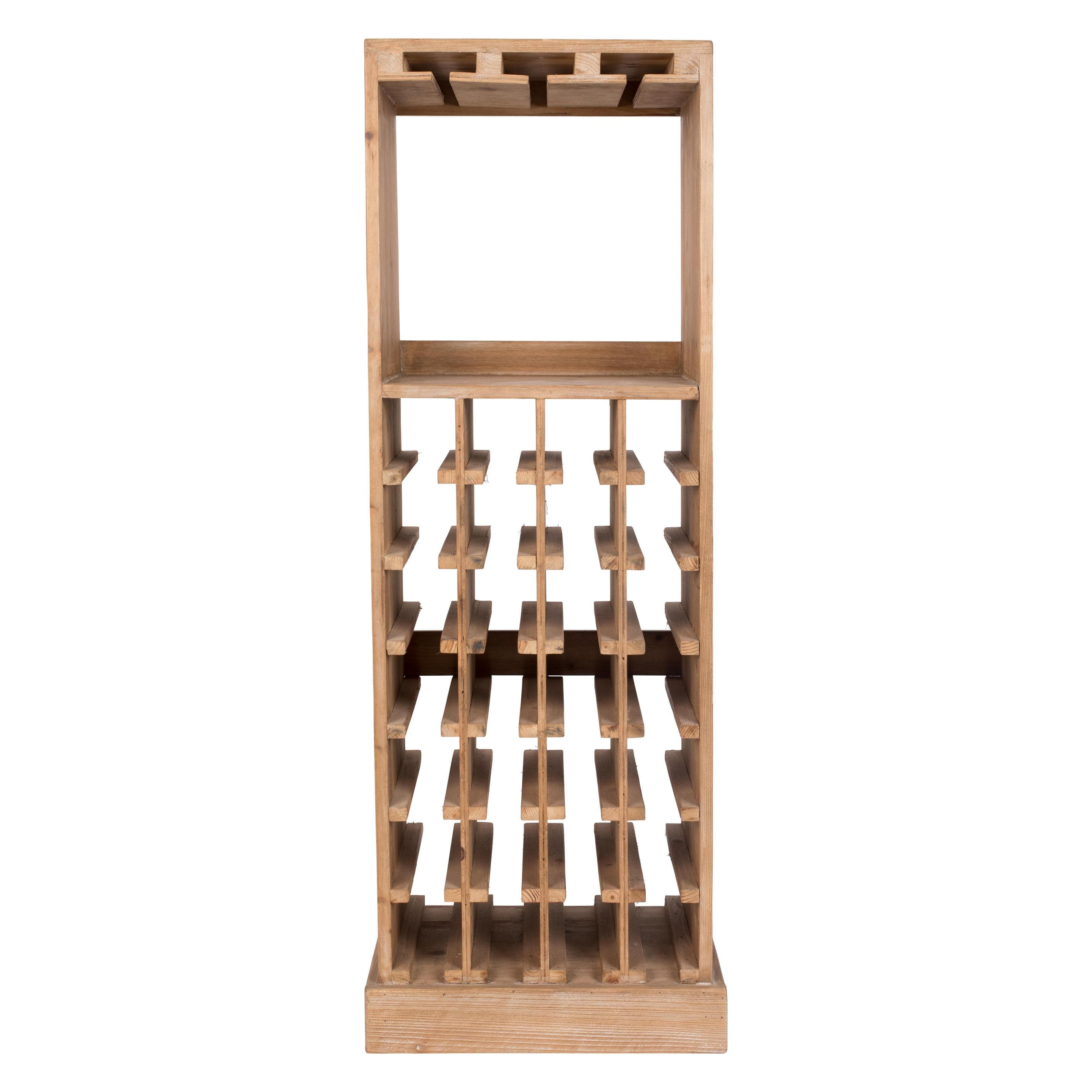 Dutchbone, Étagère à vin, Claude (28 bouteilles, 31.50 x 43.50 x 118.50 cm)