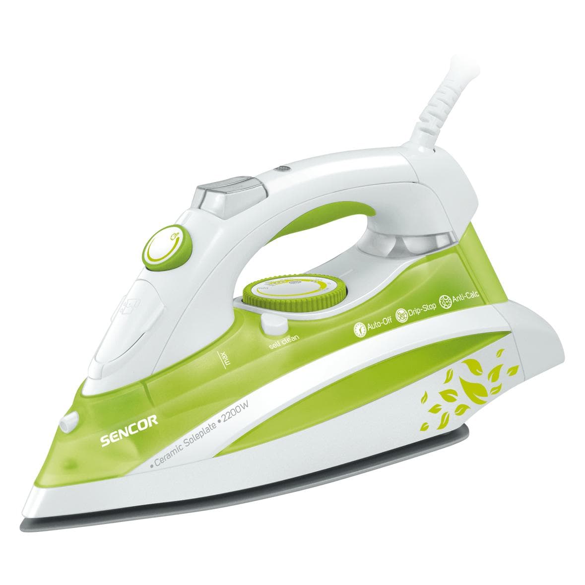 Sencor SSI 8440GR, Fer à repasser, Blanc, Vert