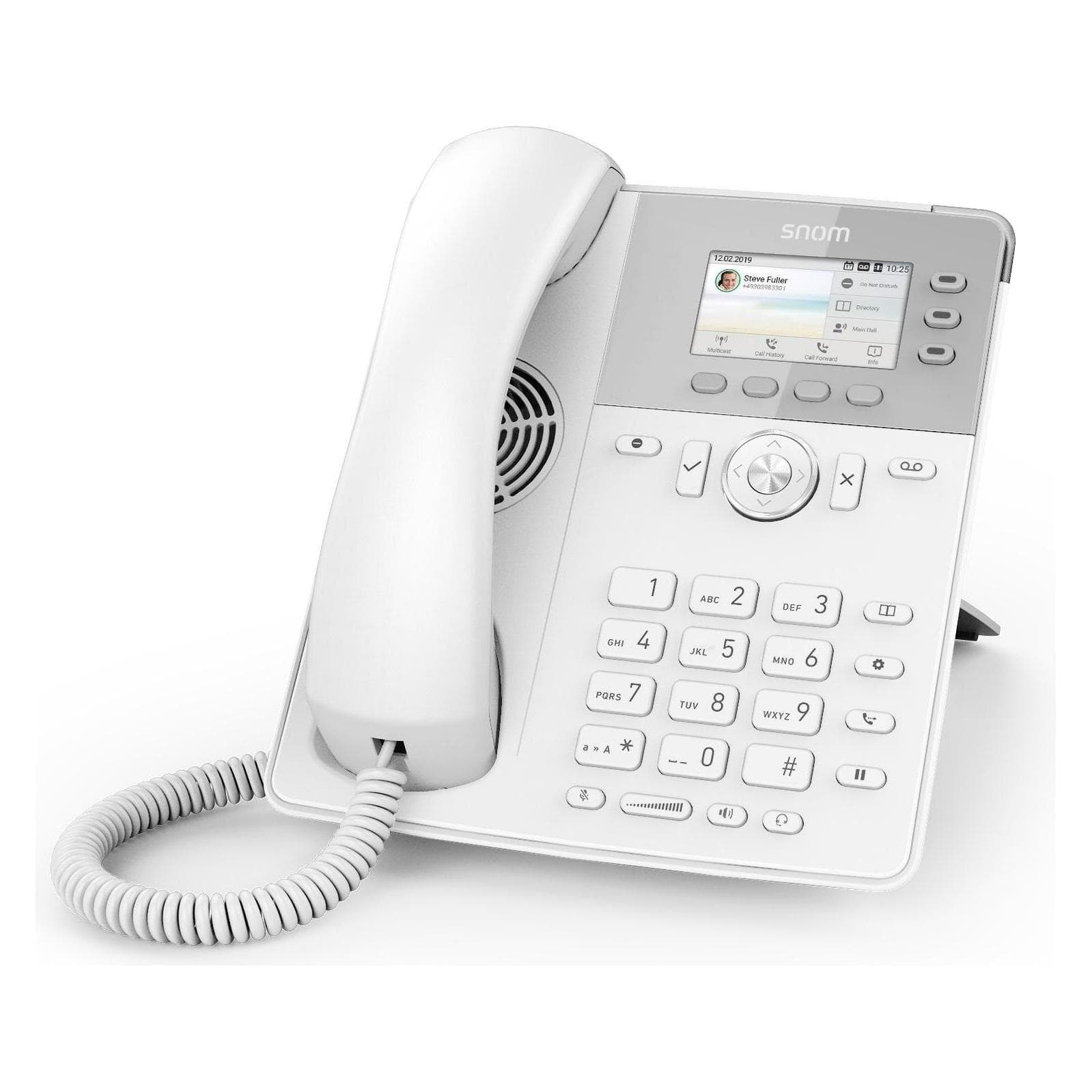 Snom D717 Blanc, Téléphone, Blanc