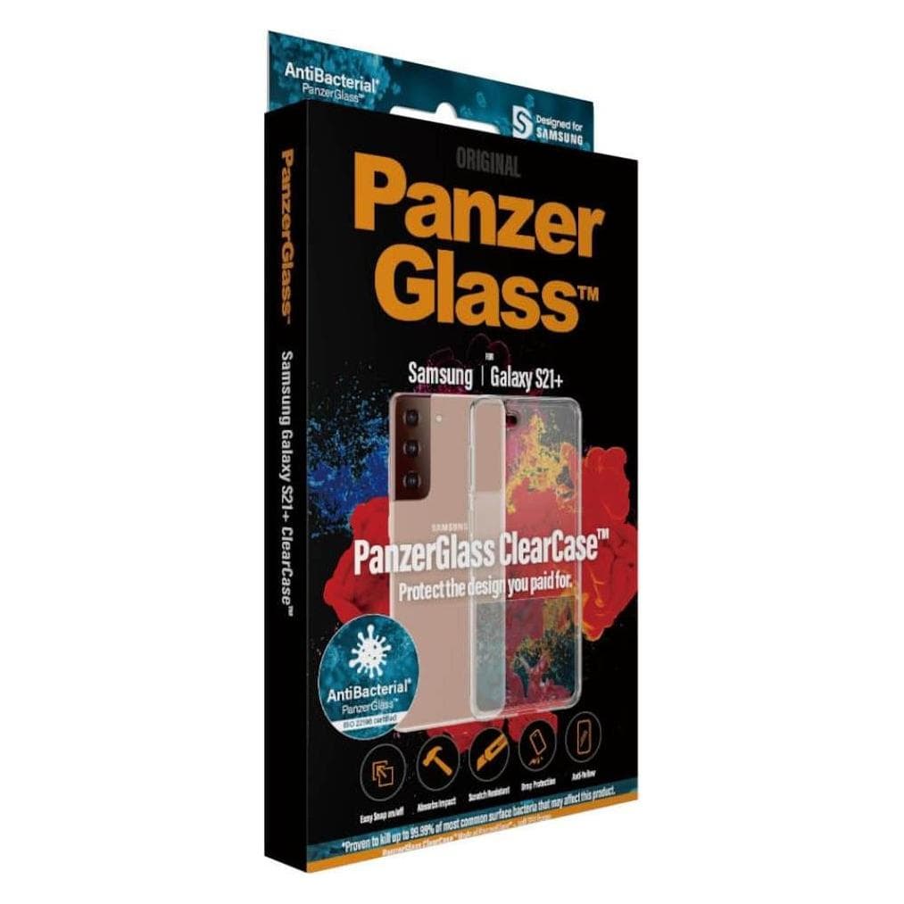 PanzerGlass ClearCase (Samsung Galaxy S21+), Coque pour téléphone portable, Transparent