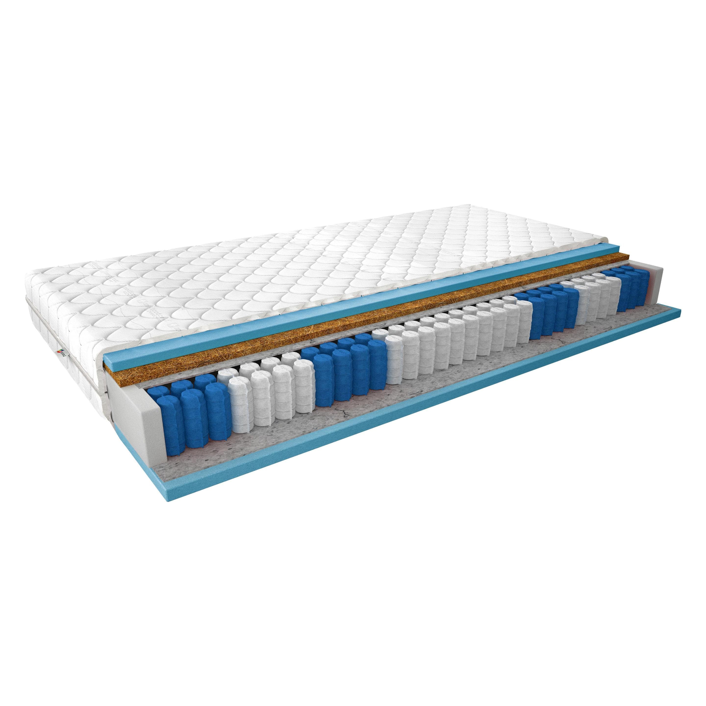 ELTAP, Matelas, Paola Medicott Silver (Noyau de mousse, Noyau de printemps, 140 x 200 cm)