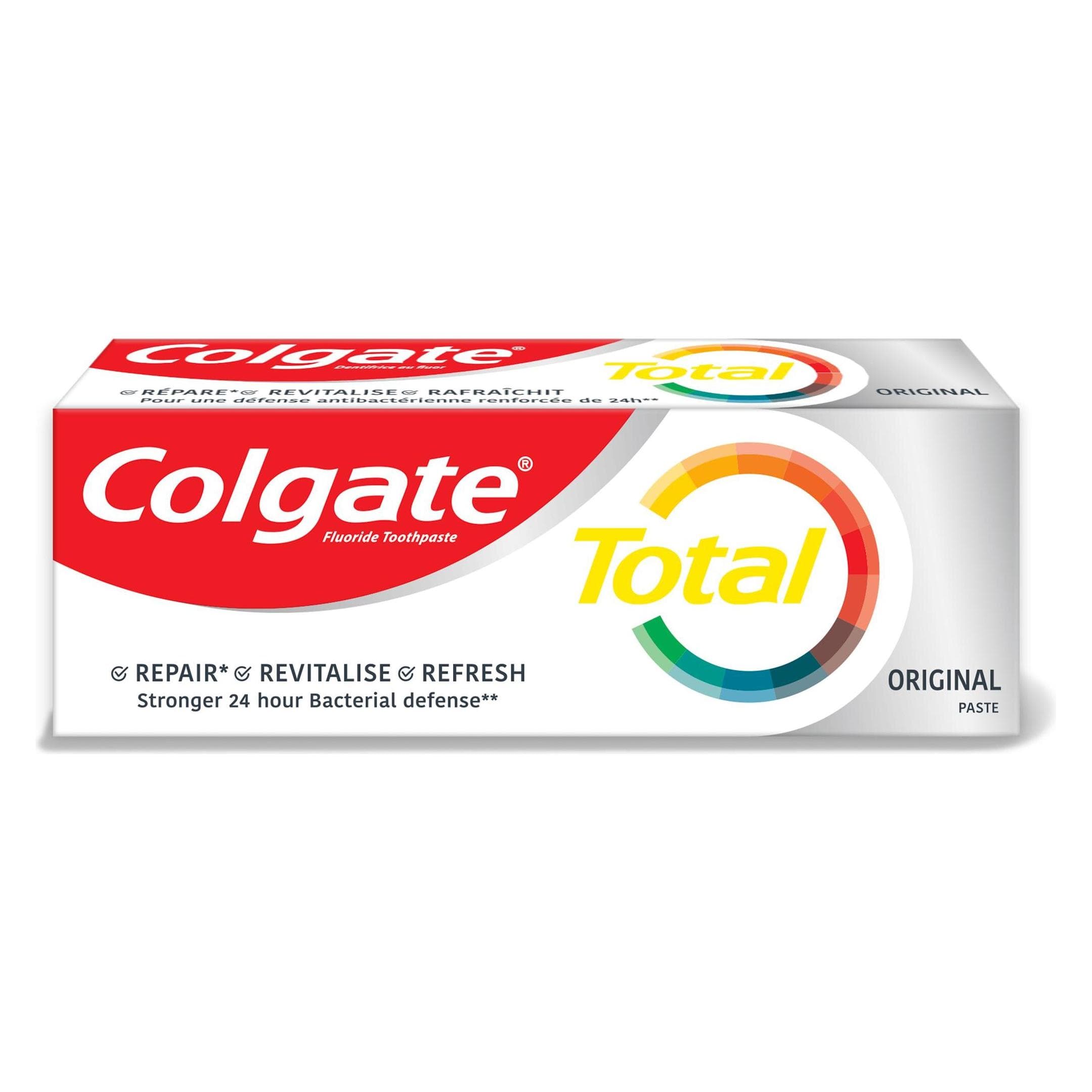 Colgate, Dentifrice, Total Original, format voyage (20 ml)