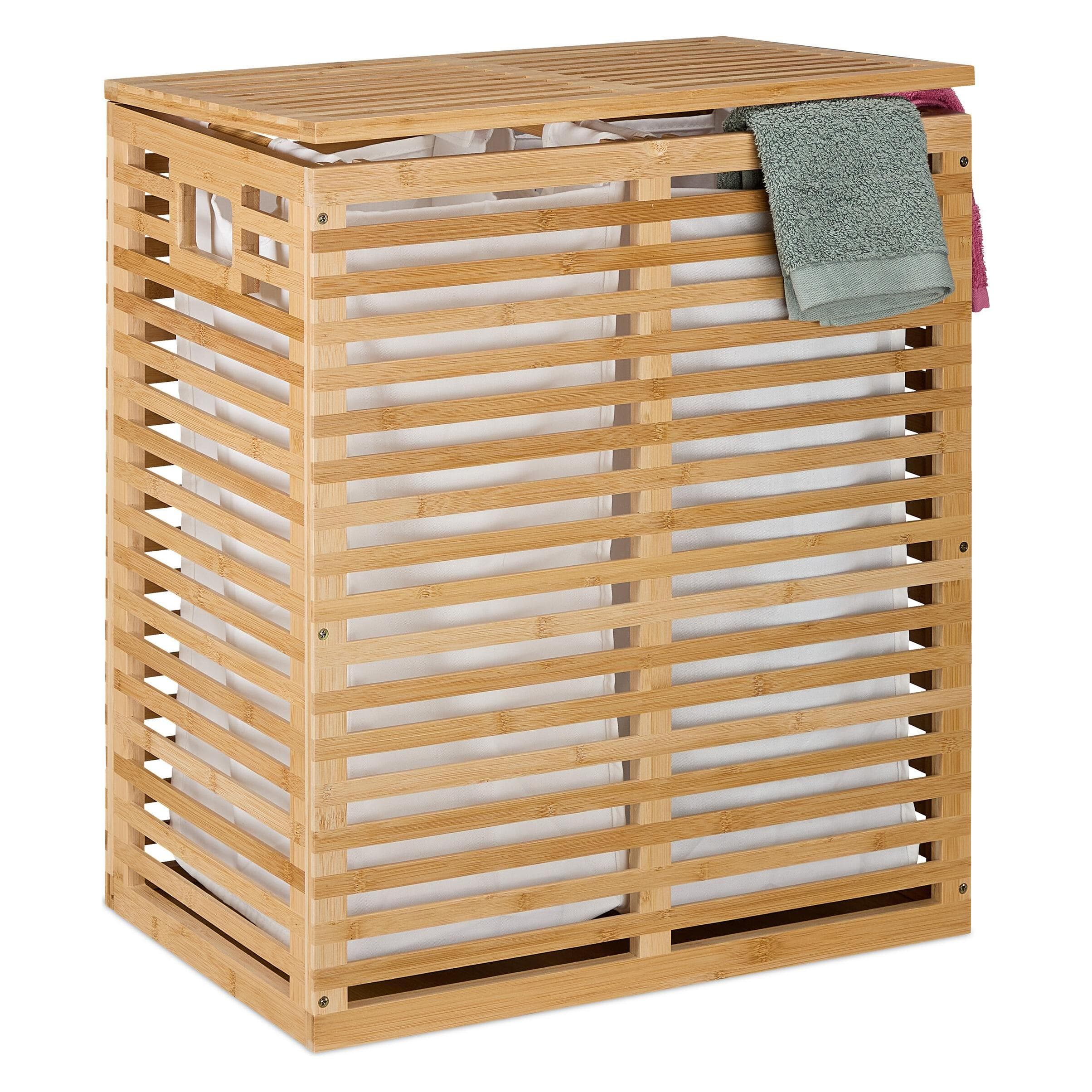 Relaxdays, Panier à linge, Wäschekorb (44 l)