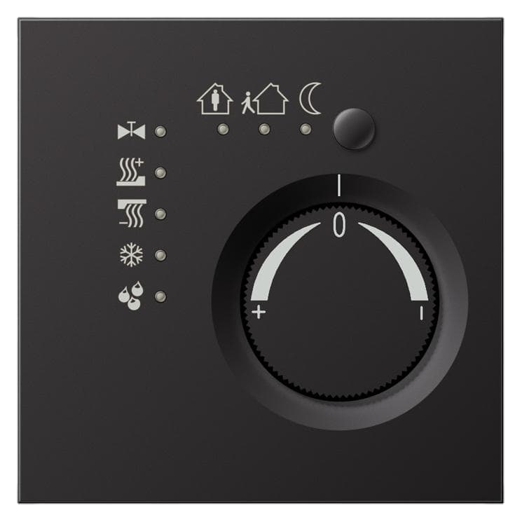 JUNG AL2178D Régulateur continu KNX, Thermostat, Argent