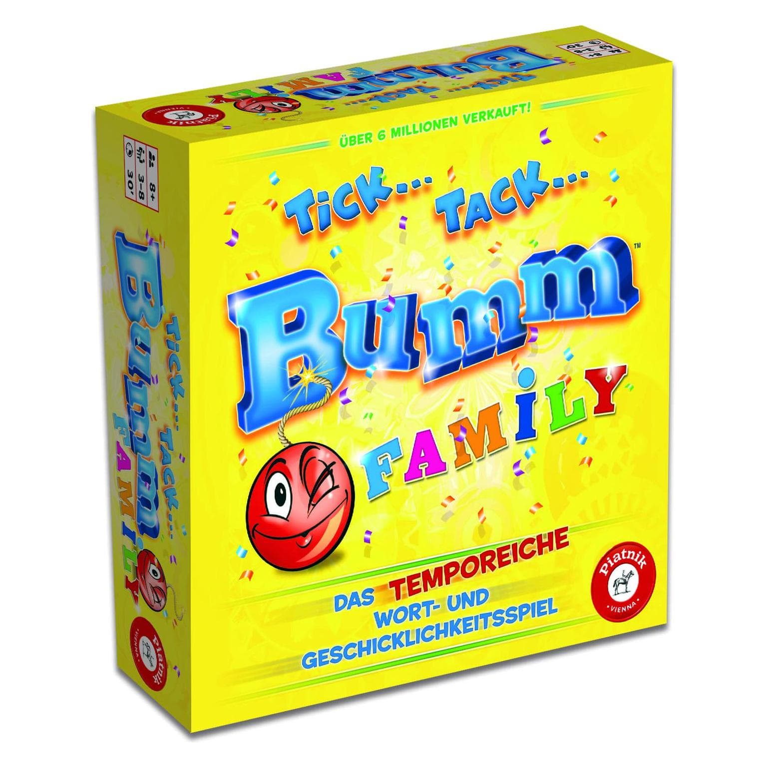 Piatnik La famille Tick Tack Boom (Allemand, 3 - 8 Joueur)