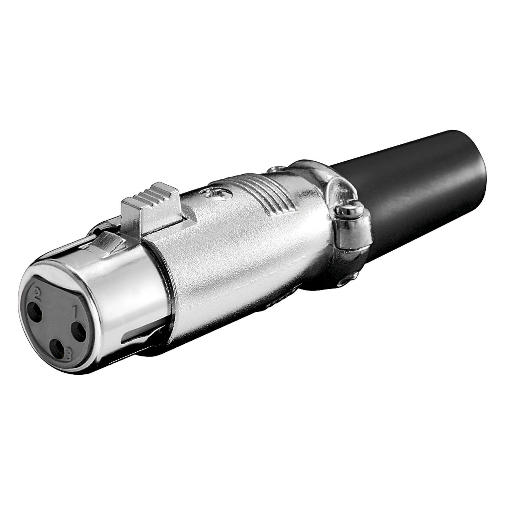 Goobay Premium XLR femelle, Connecteur audio, Noir