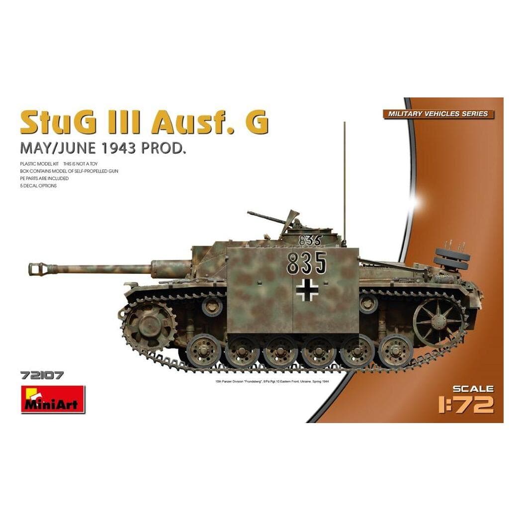 Mini art 1:72 StuG III version G mai 1943 Prod.