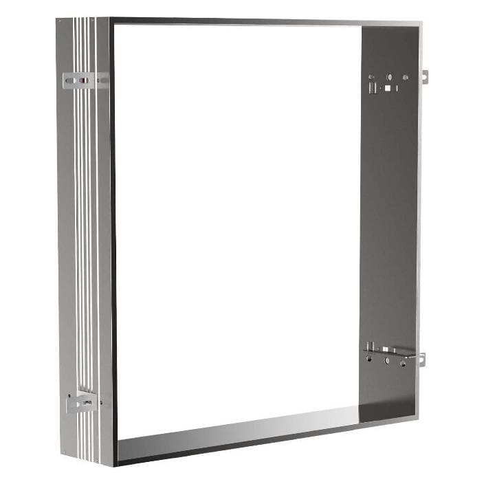 Emco, Meubles de salle de bains : accessoires, Cadre d'encastrement ASIS PRIME pour armoire de toilette encastrée 622x722mm