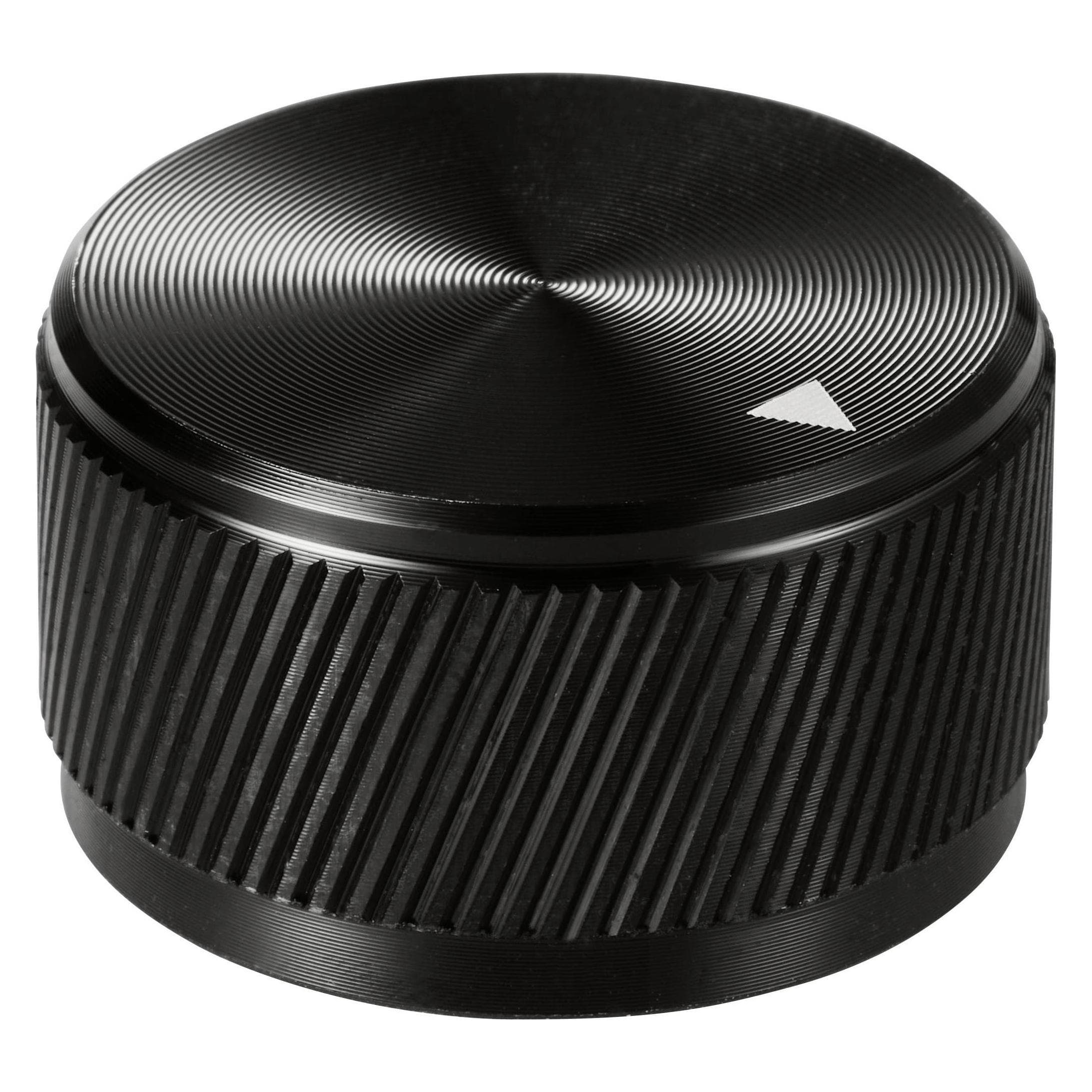 Tru Components, Mobilier : équipements, TC-11613816 Bouton rotatif avec marquage de bouton Noir (Ø x H) 30 mm