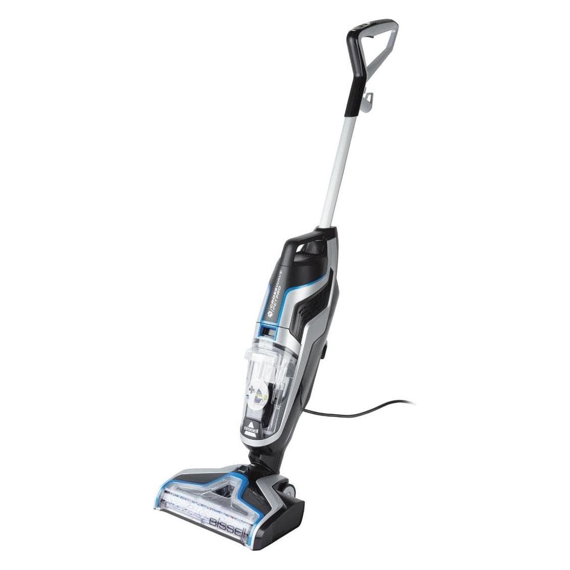 Bissell CrossWave Pet Pro, Nettoyeur humide, Noir, Argent