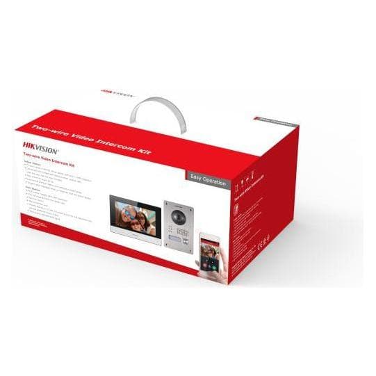 Orno, Sonnette + interphone, DS-KIS703Y-P KIT INTERPHONE VIDÉO (Filaire, WiFi)