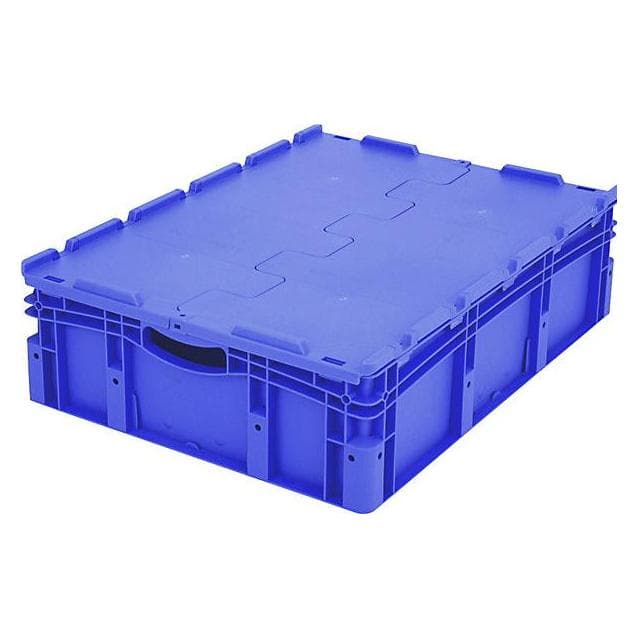 Bito, Réservoir de stockage, Bac gerbable Europe XL, avec couvercle rabattable en 2 parties, sur charnières