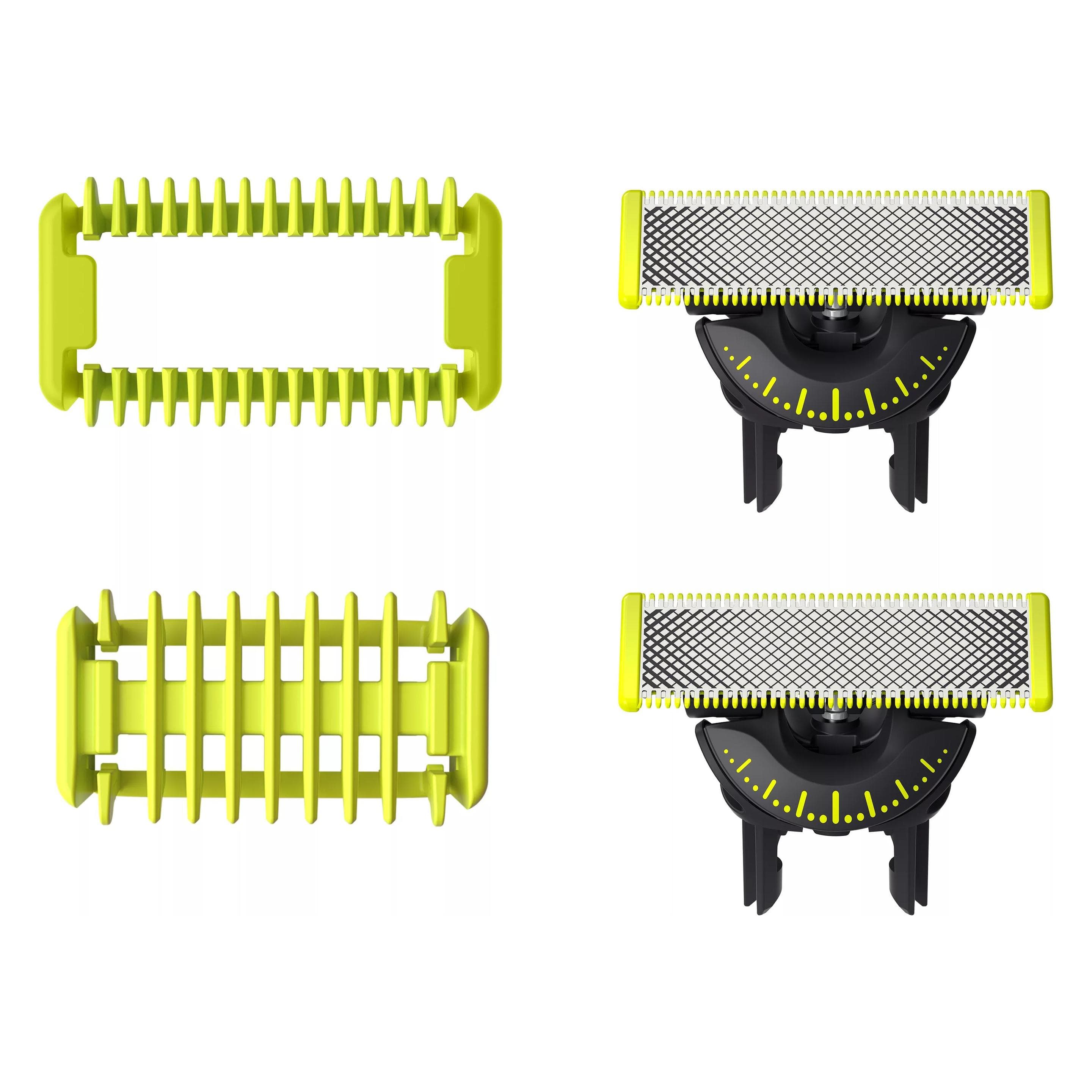 Philips, Accessoires épilation + rasage, OneBlade Face + Body Kit (2x)