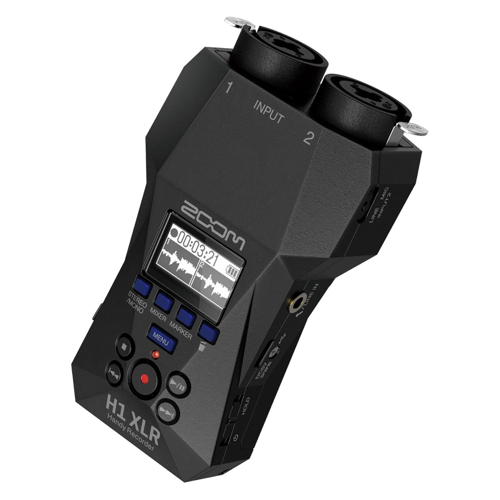 Zoom H1 XLR (Portable), Enregistreur audio, Noir