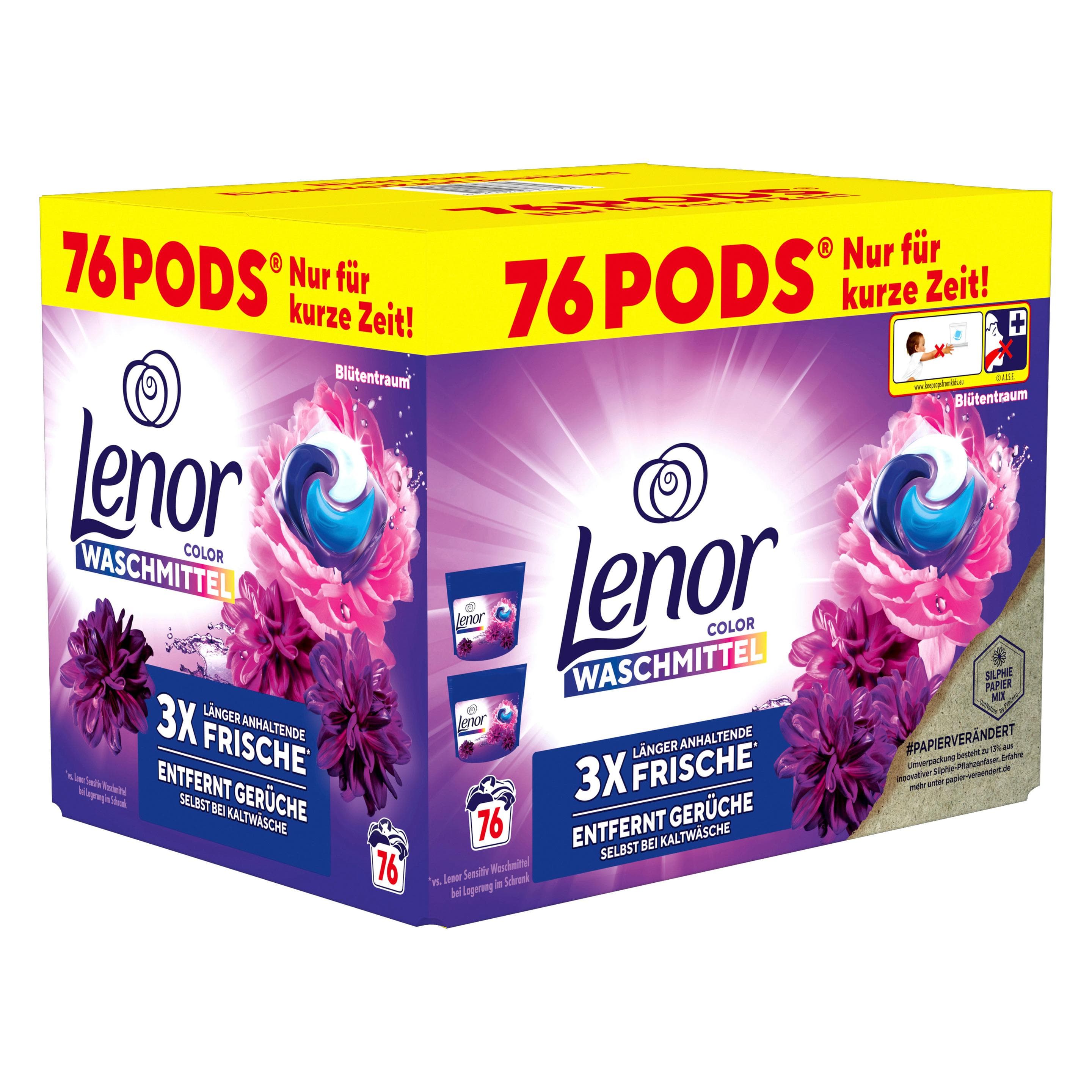 Lenor Blütentraum, Lessive + adoucissant