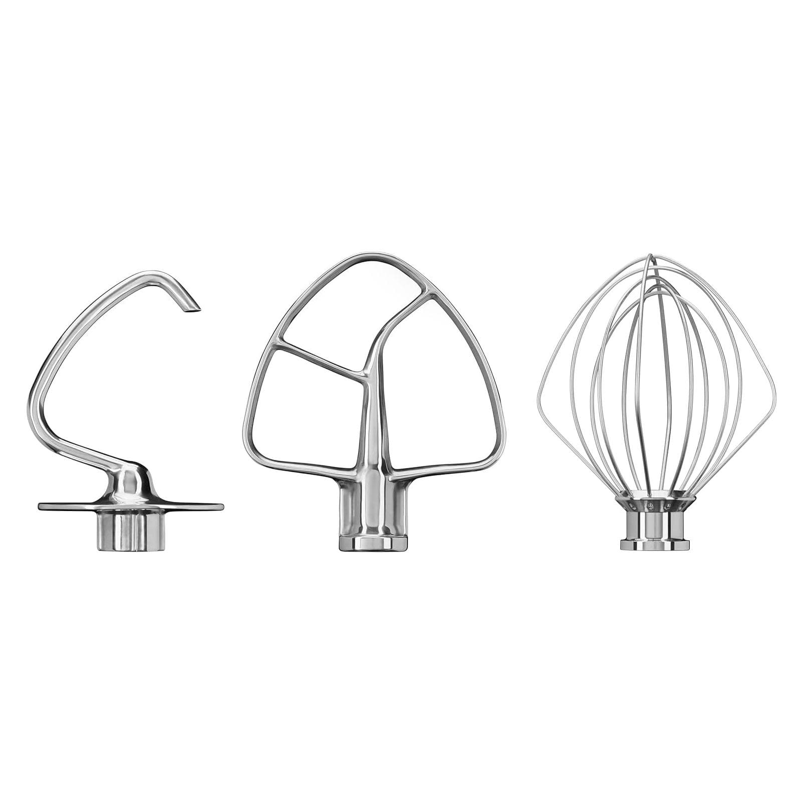 KitchenAid Set d'accessoires de robot de cuisine en acier inoxydable, Ustensile de cuisine : accessoires, Argent