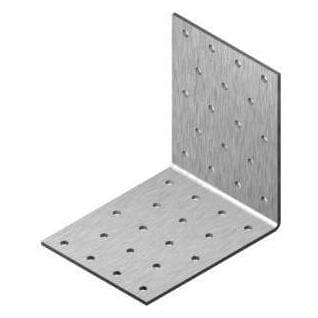 Haushalt, Connecteurs en bois, ÉQUERRE 80X80X80X2,5 (50) (Connecteur coudé, 50 pcs)
