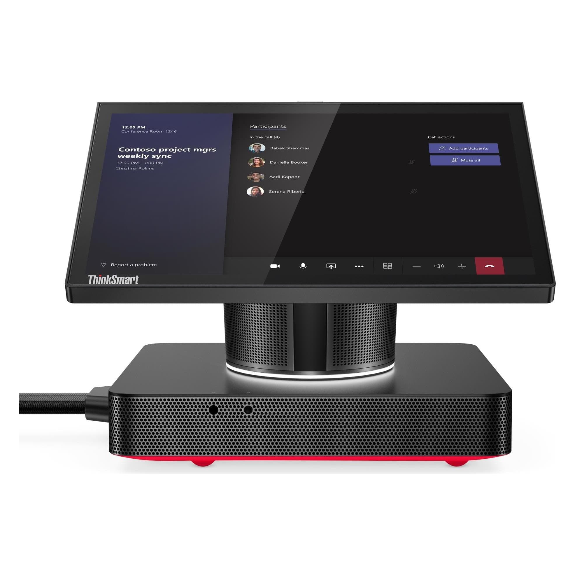 Lenovo Kit Hub ThinkSmart MTR 3 ans sur site, Solution de conférence, Noir