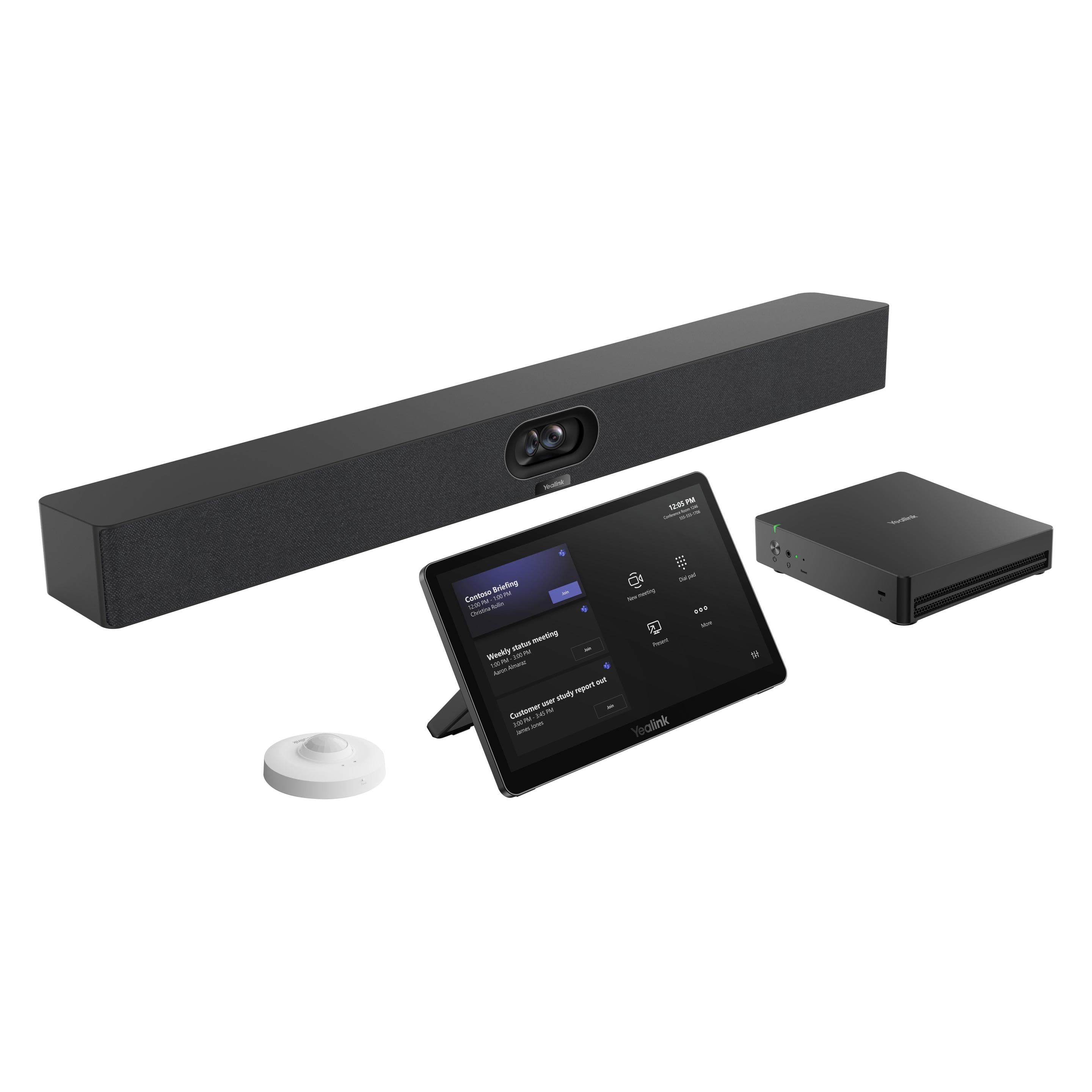 Yealink MVC S40-C5U-000, Solution de conférence, Gris, Noir