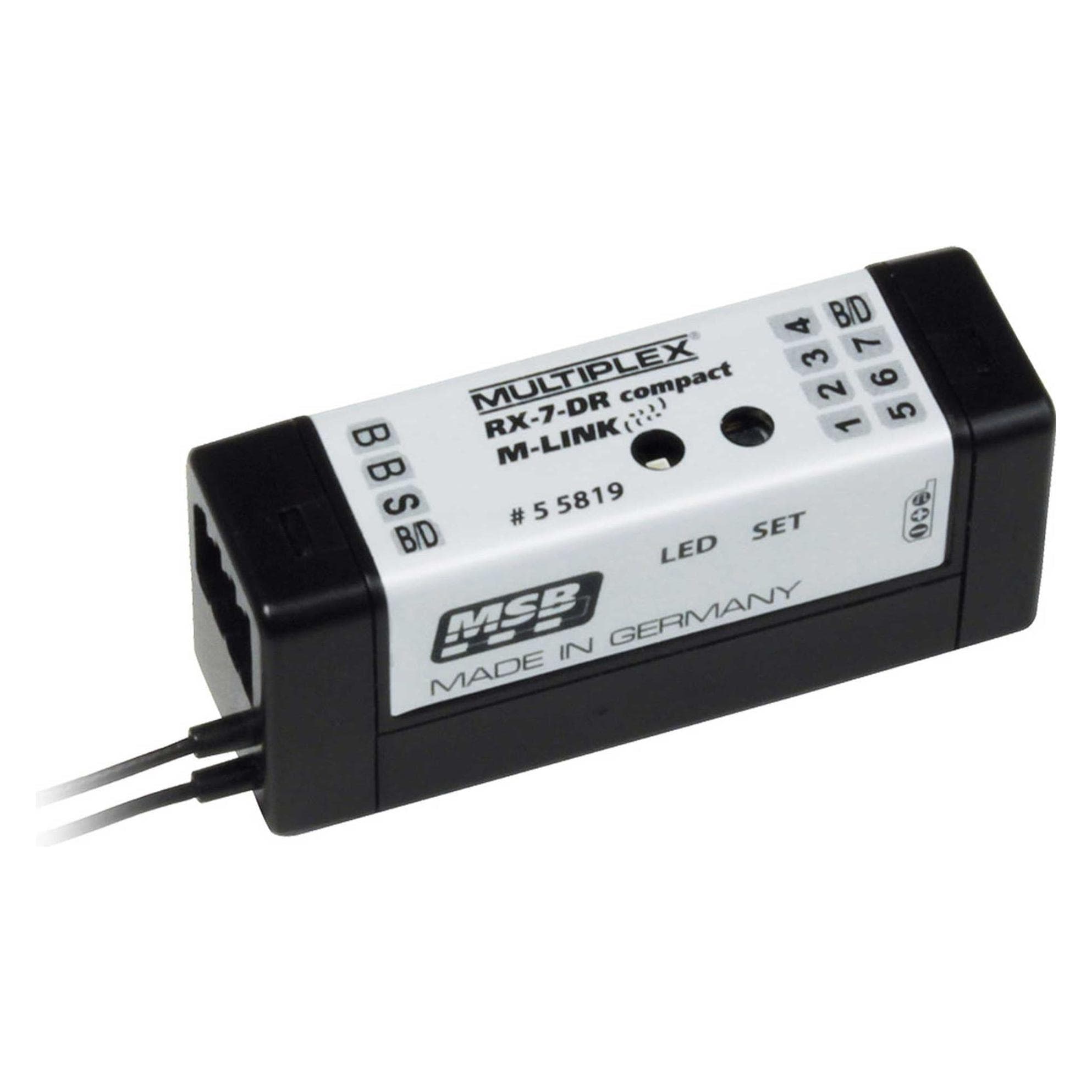 Multiplex Récepteur RX-7-DR compact 2.4 GHz M-LINK