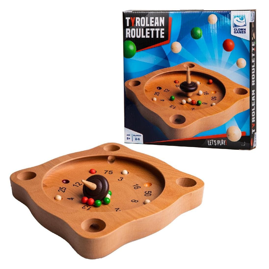 Clown games Spinning Game Adultes + Enfants Gesc (Allemand, Anglais, Espagnol, Français, Italien, Néerlandais, 2 - 6 Joueur)