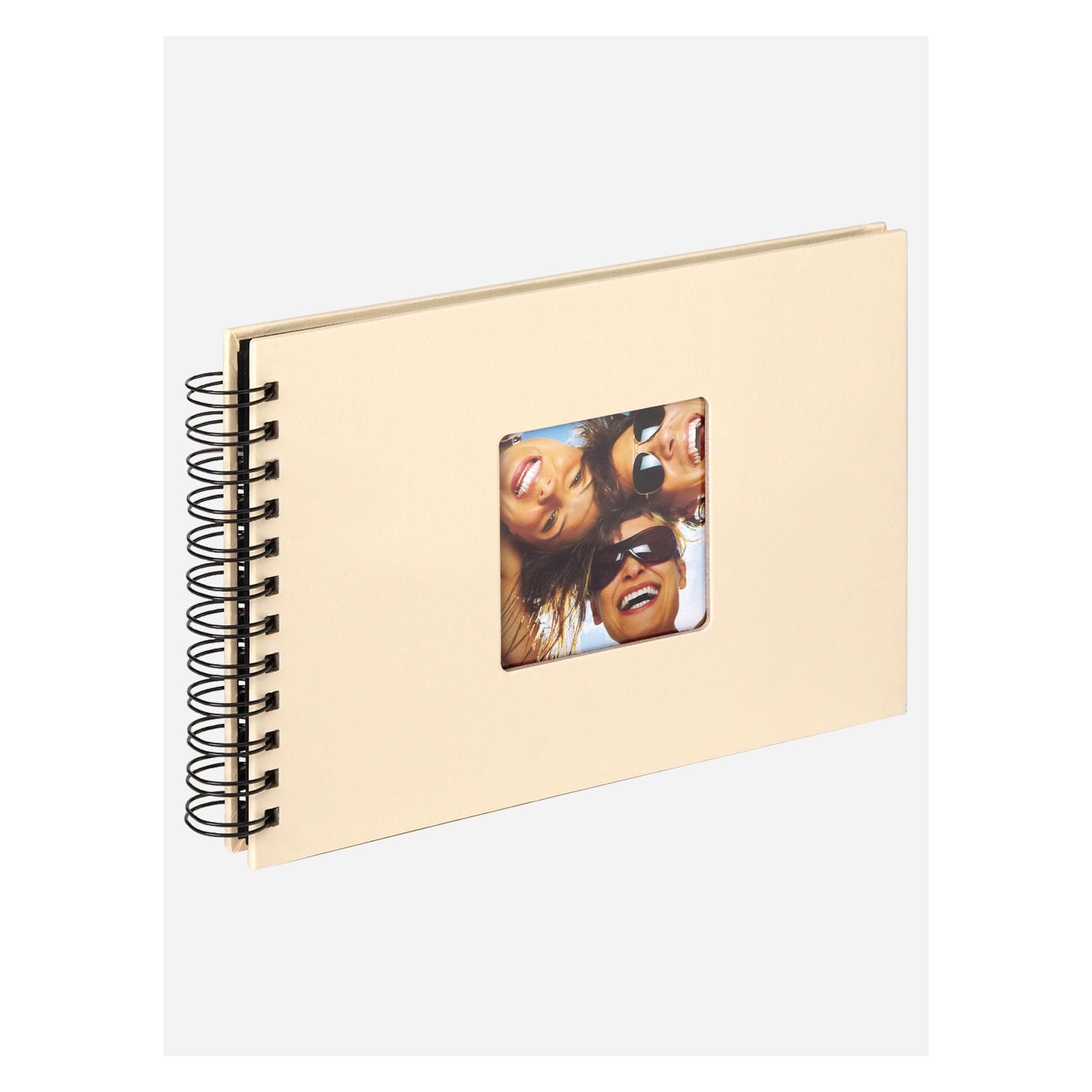Walther Design, Album photo, Crème Fun Spiral 23x17 40 pages noires SA109H (17 x 25 cm)