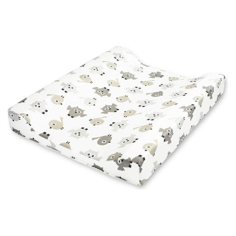 Anne & Mikael Changing mat, 50 x 63 cm, owl, gray (50 x 63 cm)