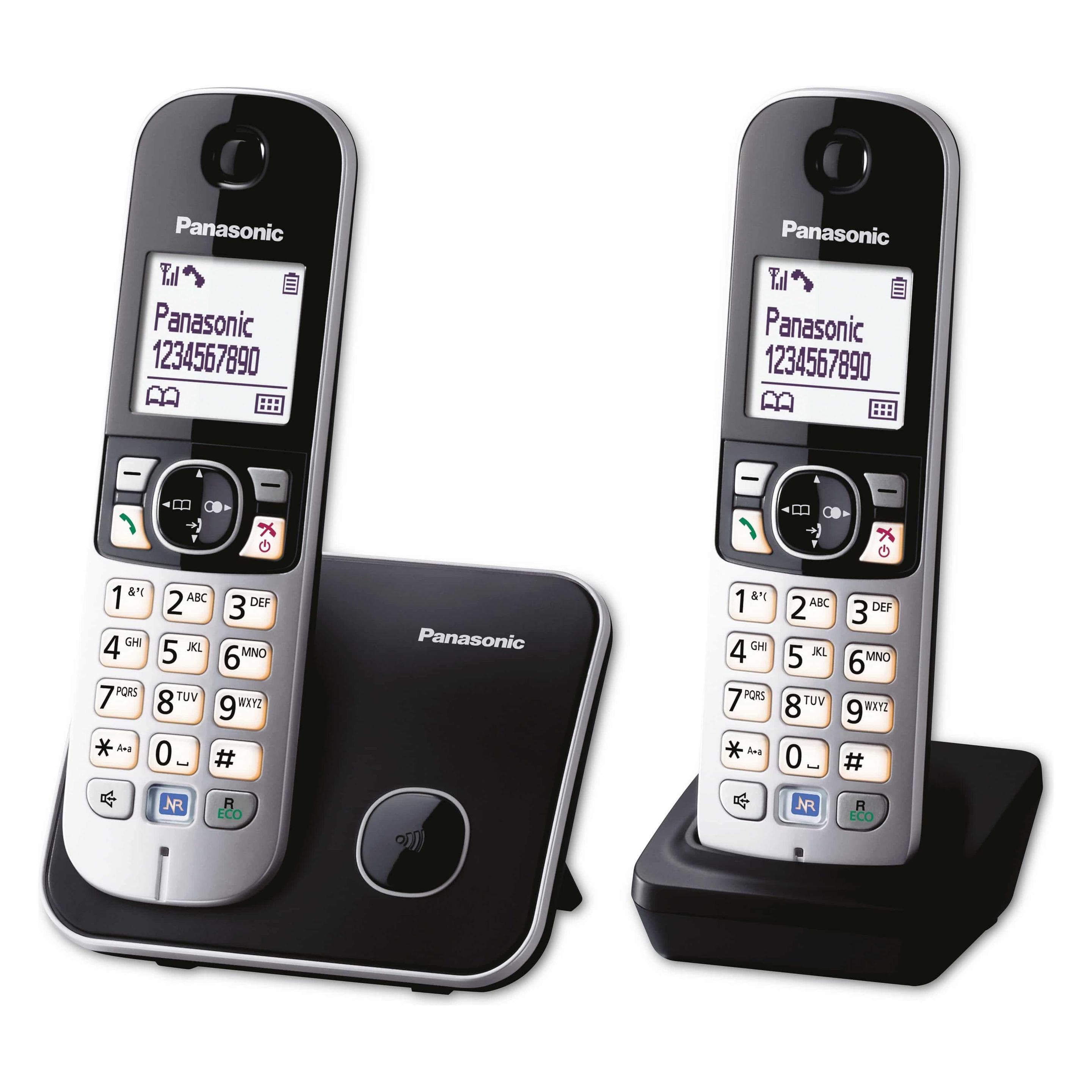 Panasonic KX-TG6812, Téléphone, Noir