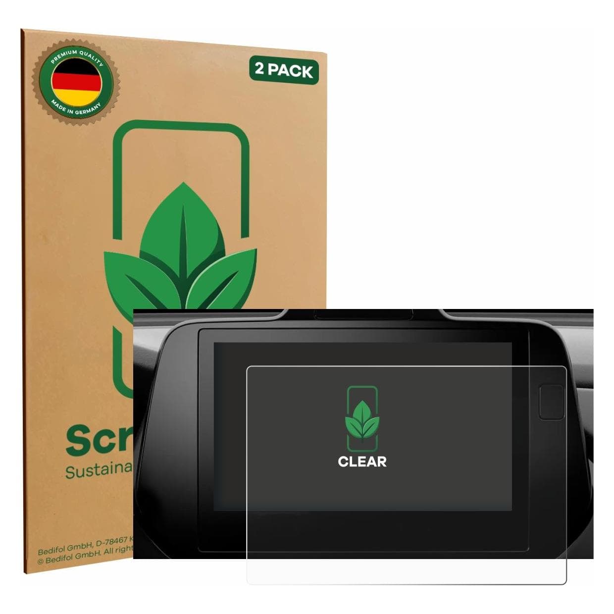 ScreenLeaf Film de protection d'écran, Protection d'écran Écologique, Clear, Anti-Rayures, Film de protection des appareils