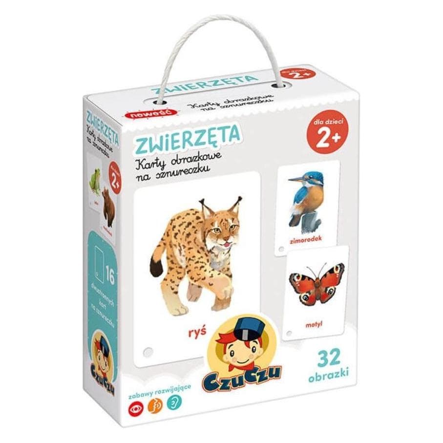 Czuczu, Fiche, Czu Czu Karty obrazkowe na sznurku Zwierzęta