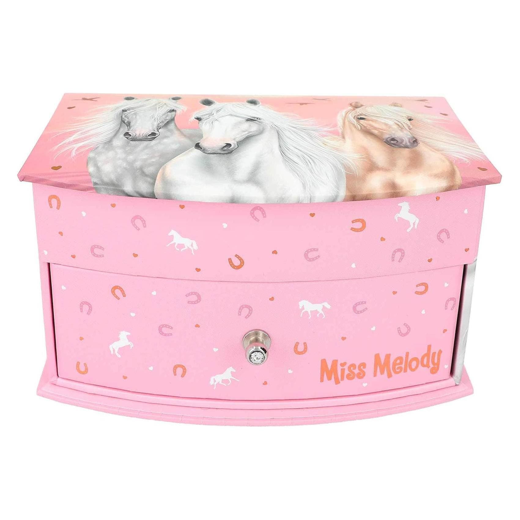Depesche, Rangement pour montres + bijoux, Miss Melody - Boîte à bijoux - SUNDOWN - (0412404), Pink