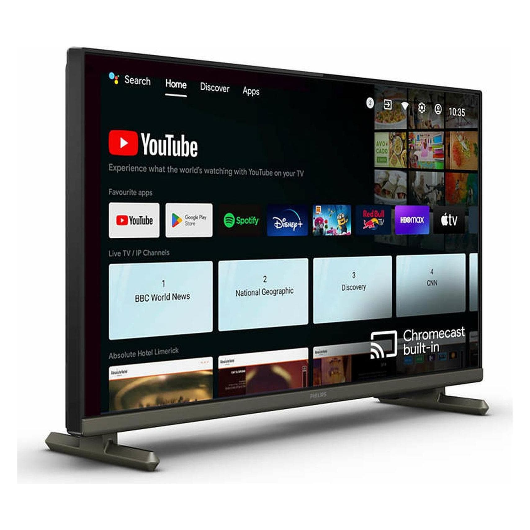 Philips 24HFL4518/12 (24", LCD, HD, FR), TV, Noir