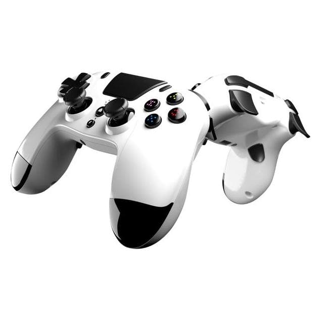 Gioteck Contrôleur VX4 (PC, PS4), Manette, Blanc