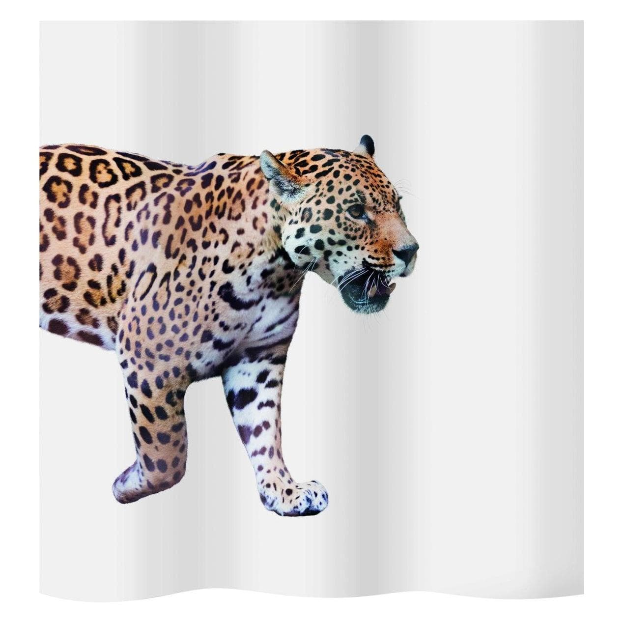 Diaqua, Rideau de douche, Rideau de douche textile Jaguar (180 x 200 cm)