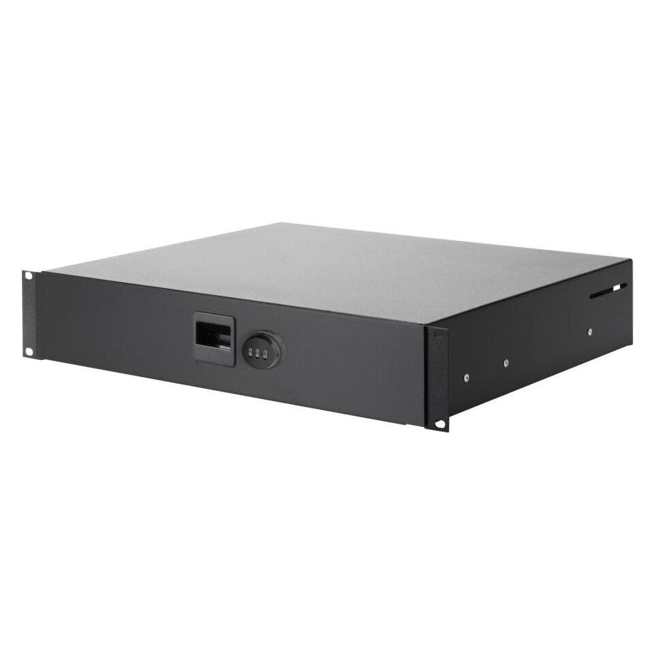 Adam Hall 8402CL Tiroir pour rack (Accessoire), Coffre + housse audio, Noir