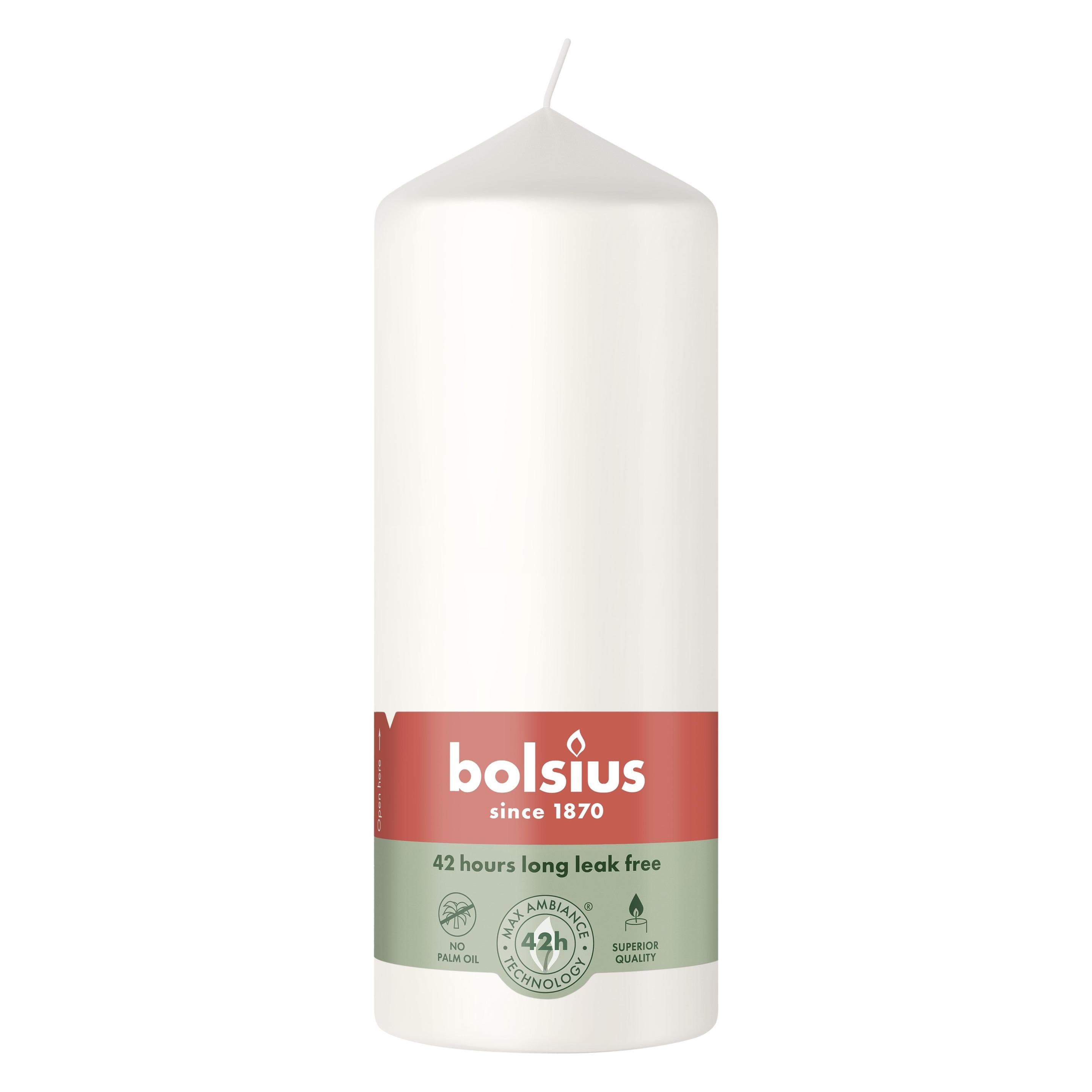 Bolsius, Bougie, Stumpen-Kerze 150x58 weiss (1 pcs)