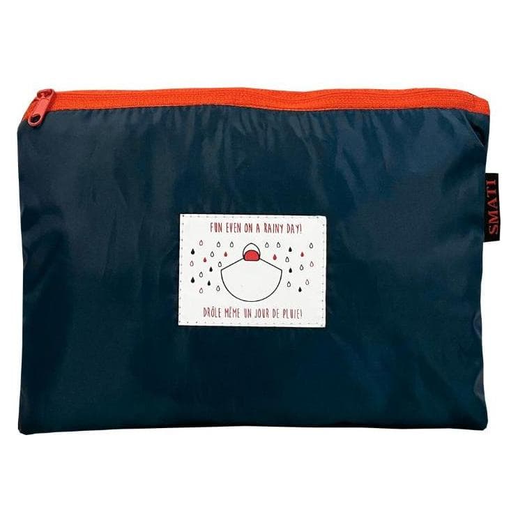Smati, Poncho de bain, Poncho-Umhang Bleu