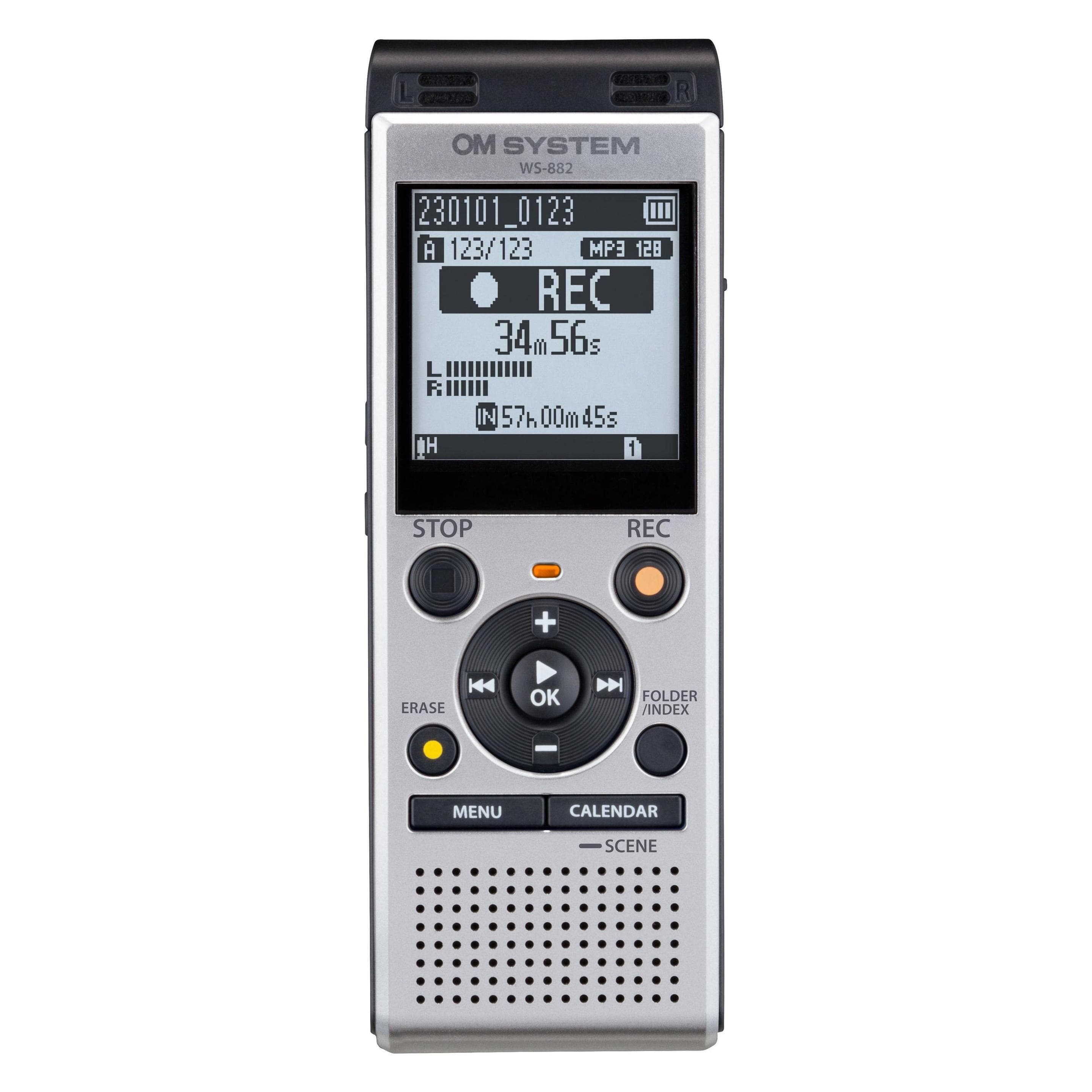Olympus WS-882 (4 Go), Dictaphone, Argent