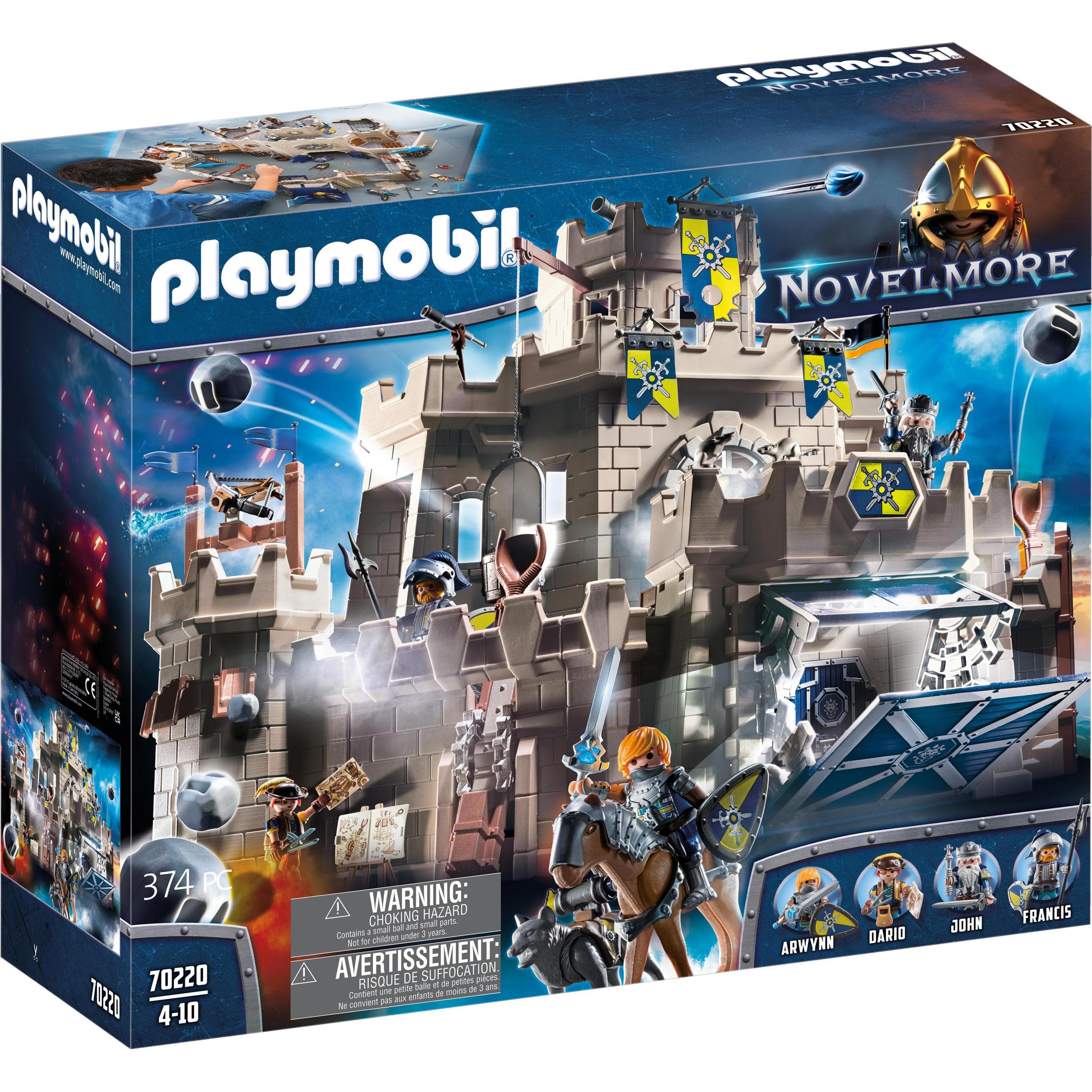 Playmobil Grand château des Chevaliers Novelmore (70220, Playmobil Novelmore)