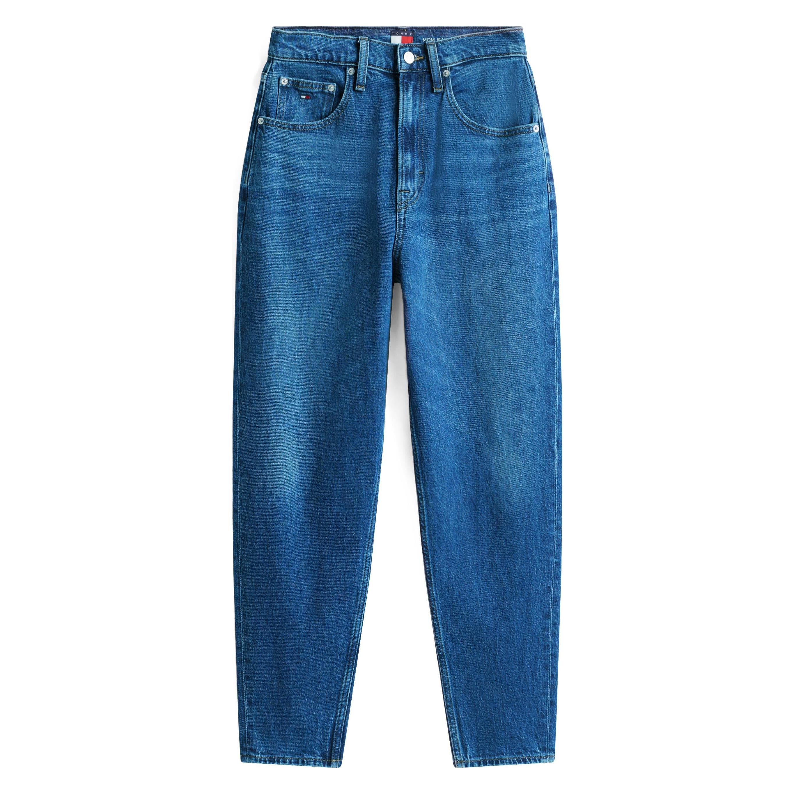 Tommy Jeans, Femmes, Jeans, MOM JEAN UH TPR BI0152 CO, Bleu, (W28/L30)