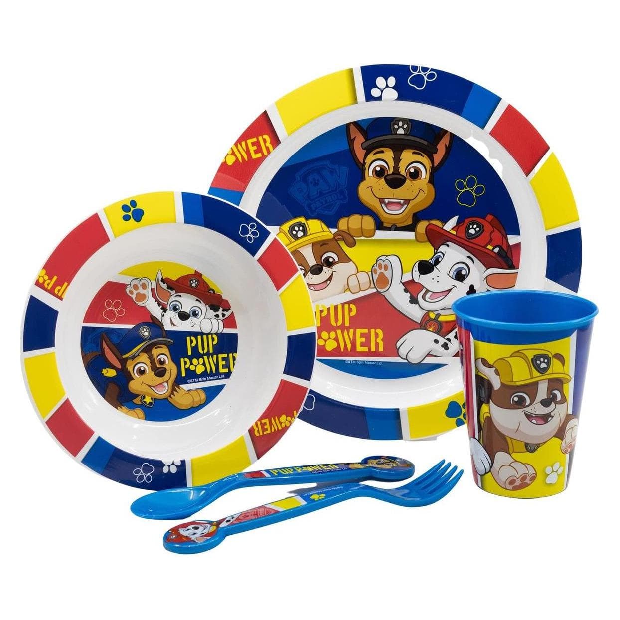Stor, Vaisselle + couverts pour enfants, Paw Patrol Geschirr-Set